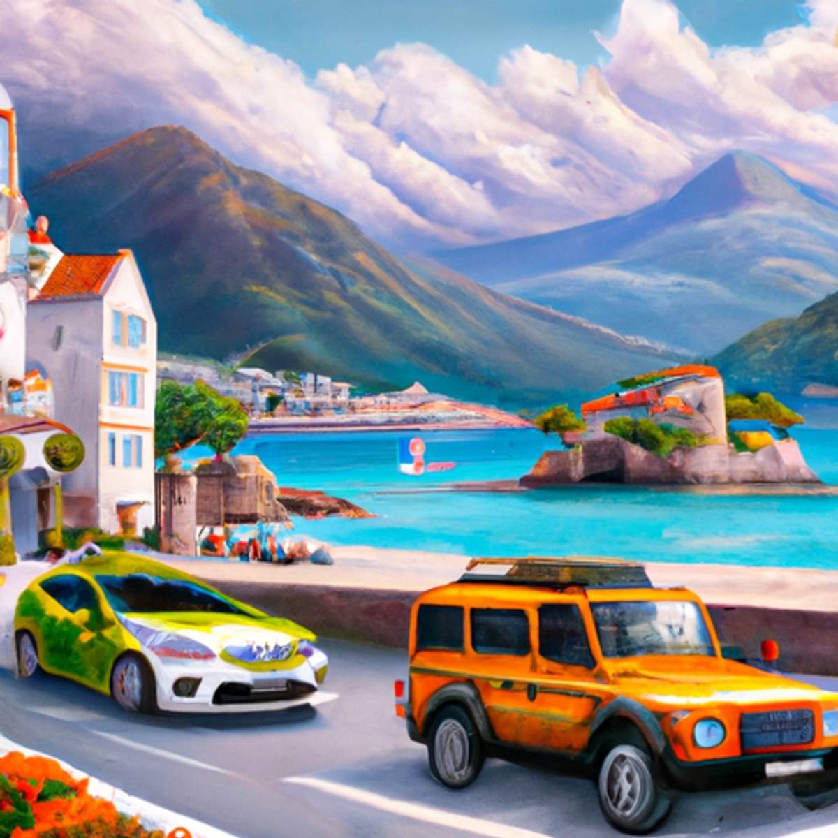 Taxikosten in Montenegro