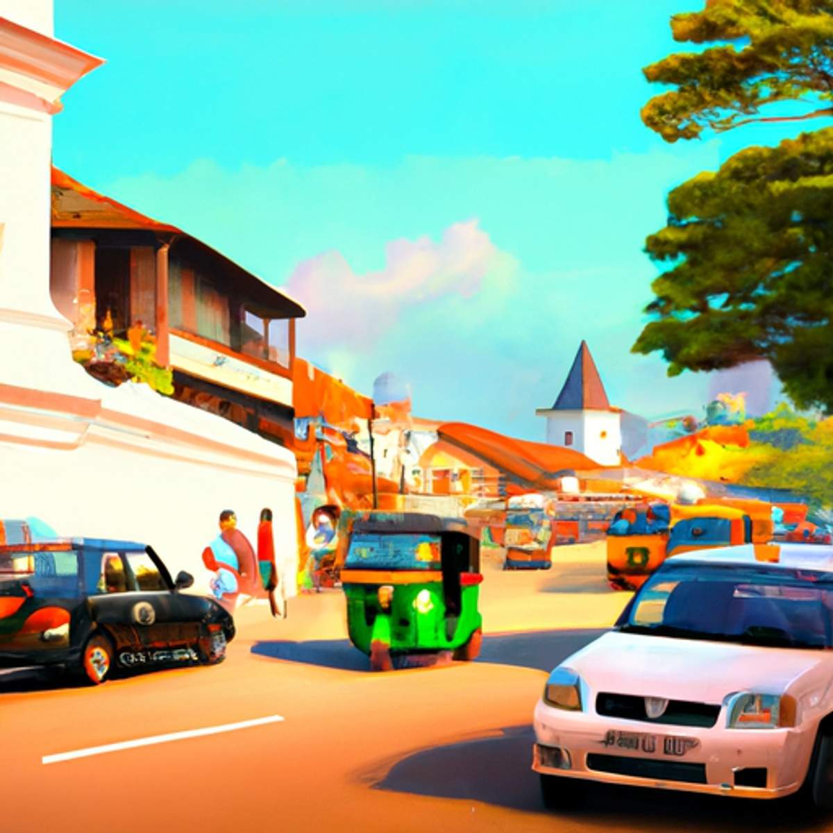 Taxikosten in Sri Lanka