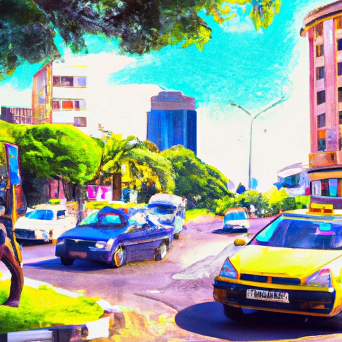 Taxikosten in Mosambik