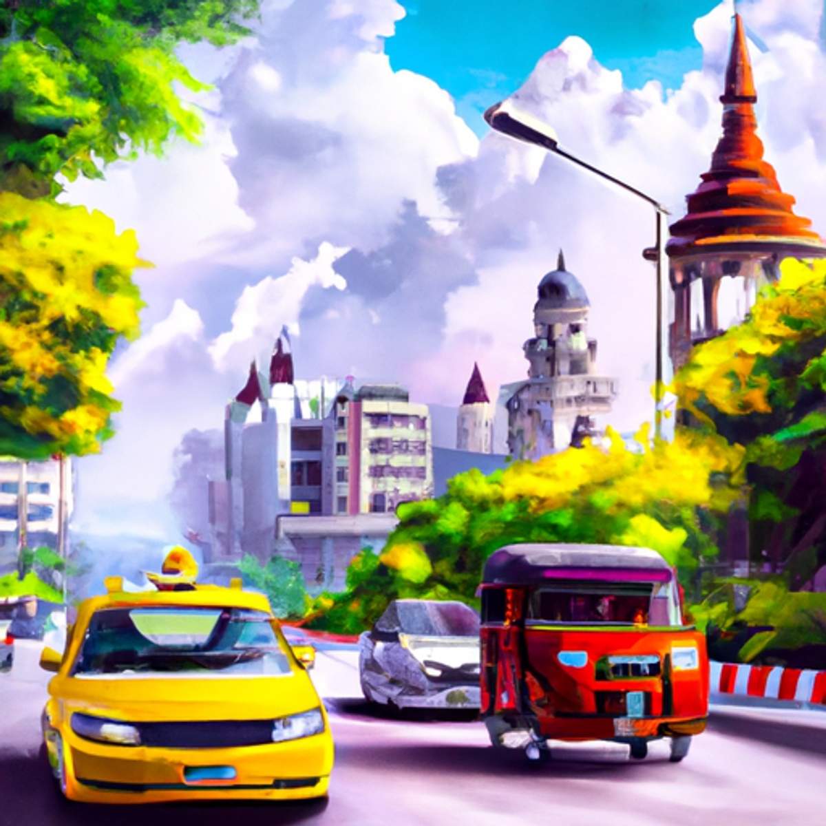 Taxikosten in Myanmar